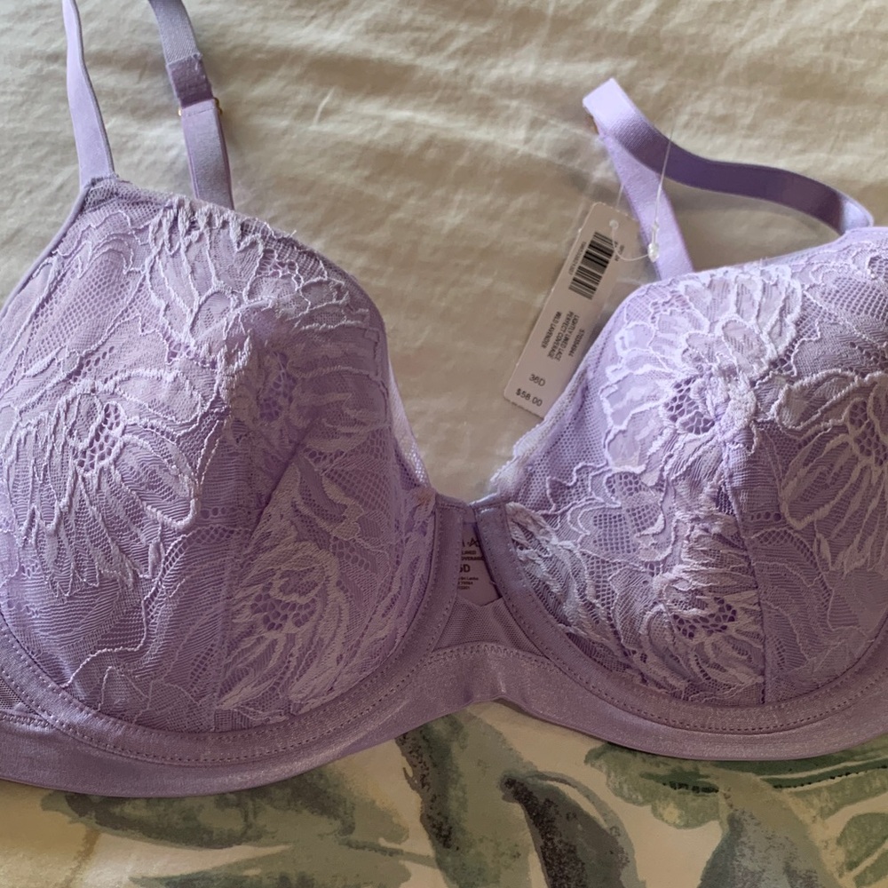 Soma Lilac Lace Underwire Bra